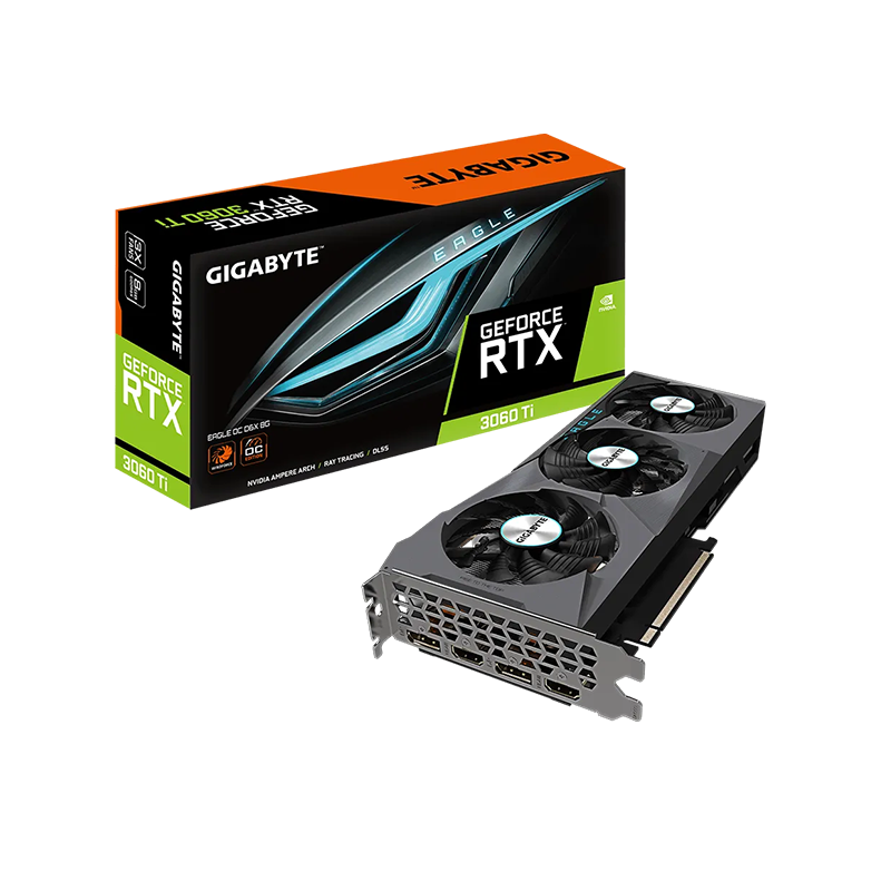 【券折200+滿$199免運】GIGABYTE 技嘉 GeForce RTX 3060 Ti EAGLE OC D6X  8G(GV-N306TXEAGLE OC-8GD)顯示卡/NVIDIA 熱銷品