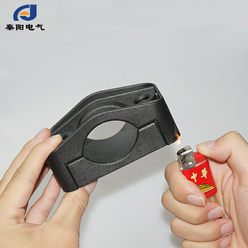 高壓柜電纜夾黑色尼龍電纜固定夾 塑料固定線夾 電纜互線夾電線夾 4