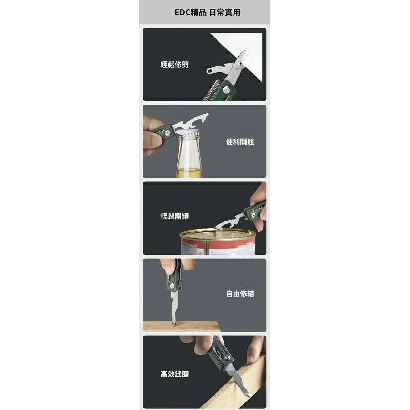 強強滾生活  小米有品 納拓隨身多功能刀 瑞士刀 工具 8