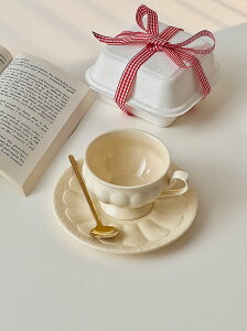 好奇卡卡 咖啡杯陶瓷高檔精致杯子杯碟套裝女高顏值下午茶具餐具