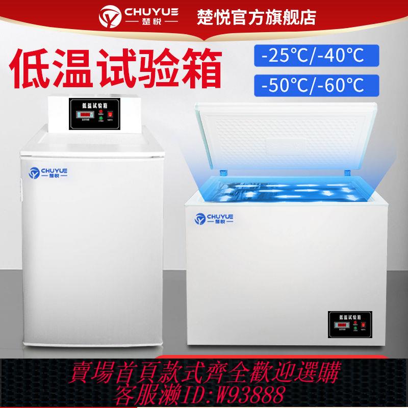 高低溫試驗箱 楚悅DW-40度-60低溫試驗箱高低溫實驗室冰箱儲存箱工業冰櫃冷凍箱