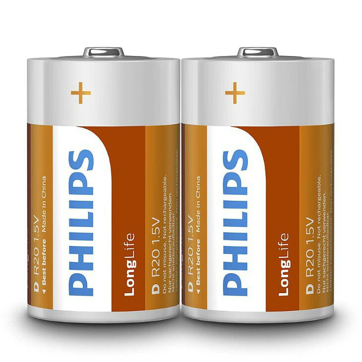 ✨國際品牌📦 PHILIPS 飛利浦 碳鋅電池 1號 2號 乾電池 1.5V D C R20 R14 熱水器電池 瓦斯爐 1