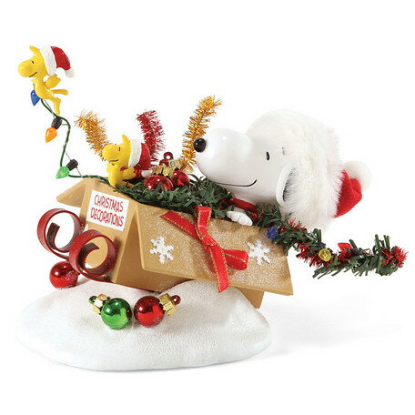 日貨 聖誕節 史努比 胡士托 雪橇 滑雪 擺飾 裝飾品 擺設 耶誕節 糊塗塌客 Snoopy 正版 J00015233