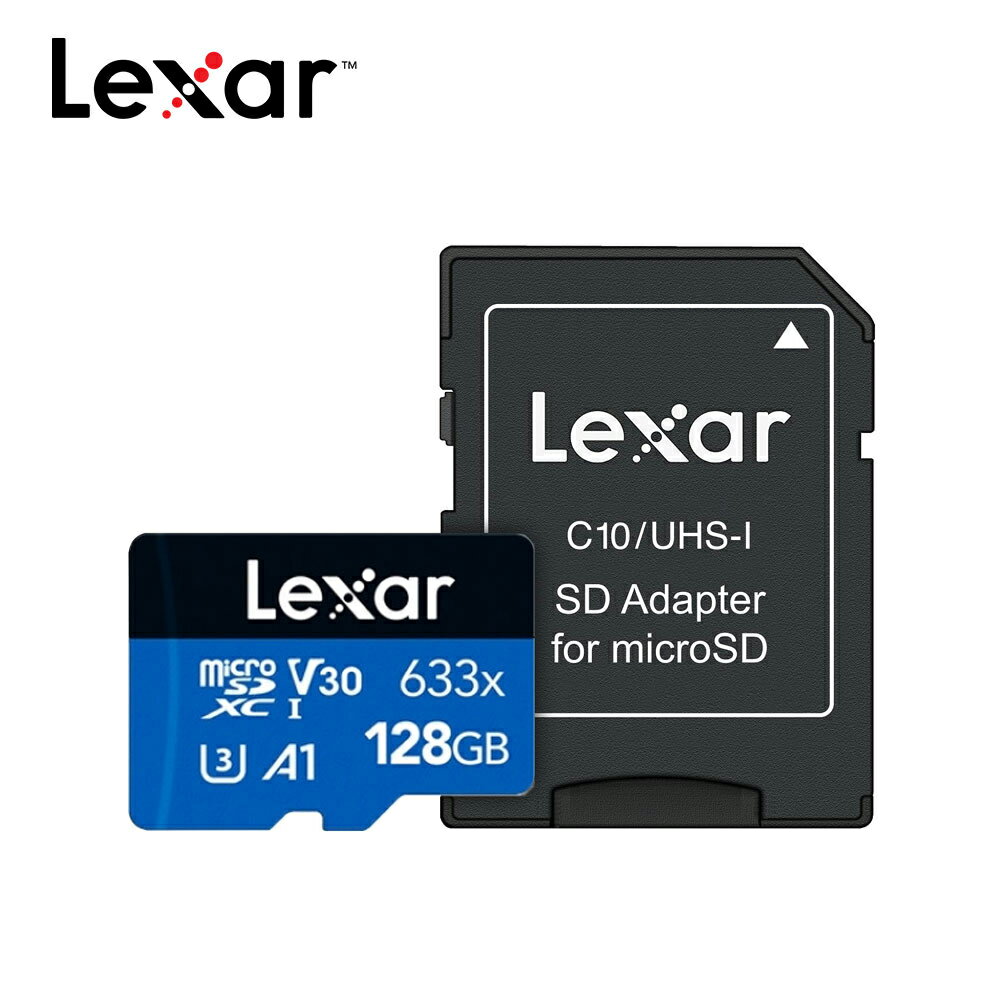 【Lexar 雷克沙】633x UHS-I A1 U3 128G microSD 記憶卡【三井3C】