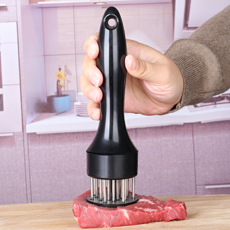 松肉針 304不銹鋼拍牛排工具松肉針錘子敲打家用扎孔斷筋扣肉插扎肉神器【MJ12715】