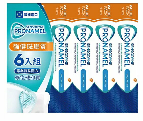 [COSCO代購4] D140952 舒酸定 強健琺瑯質多效牙膏 130克 X 6入