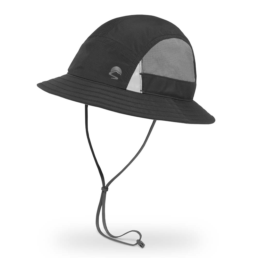 美國《Sunday Afternoons》抗UV輕量透氣快乾圓桶帽 VaporLite Tempo Bucket (黑色) L