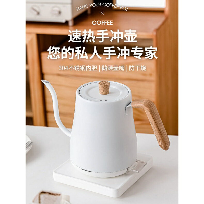 特萊雅電熱水壺家用燒水壺辦公室手衝咖啡壺煮茶養生