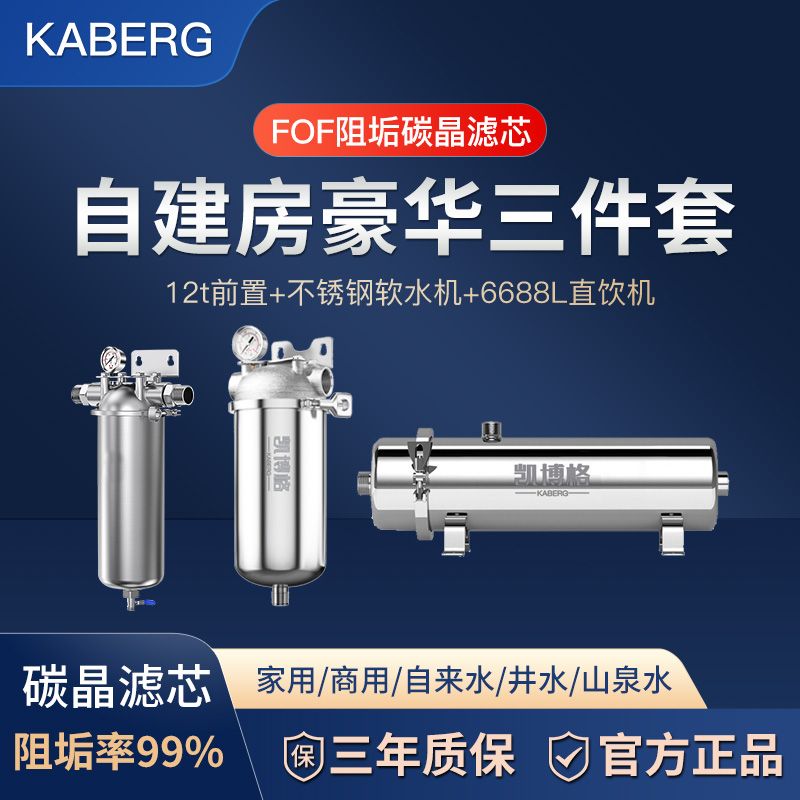 【最低價】【公司貨】中央全屋大流量套裝凈水器過濾泥沙細菌微生物除水垢異味直飲機