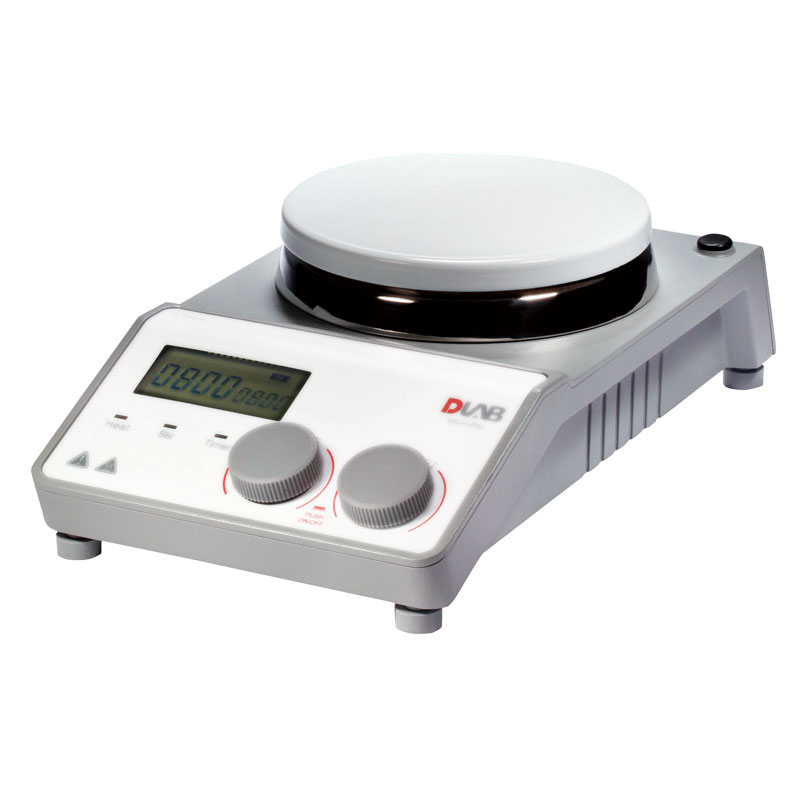 《DLAB》電磁加熱攪拌器 LCD5吋圓盤定時型 340℃ Stirrer with Heating