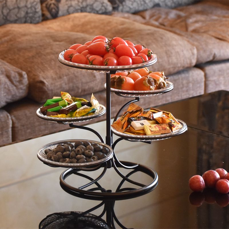 多層水果盤 水果盤專用客廳家用多層糖果干果結婚零食瓜子盆點心蛋糕架