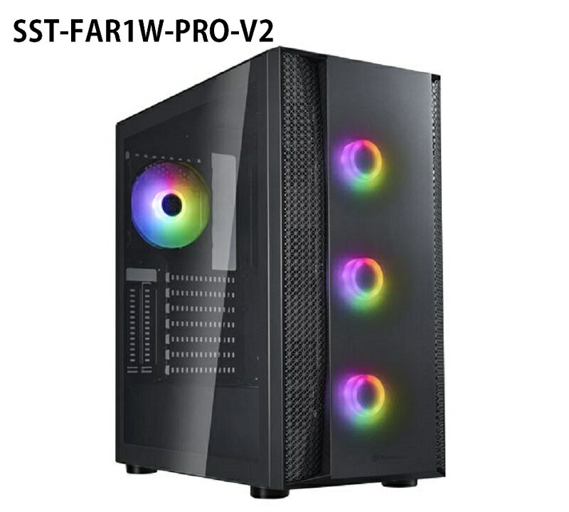【享最高折300】SilverStone銀欣 FARA B1 PRO V2 ATX黑色機殼/SST-FAR1W-PRO-V2