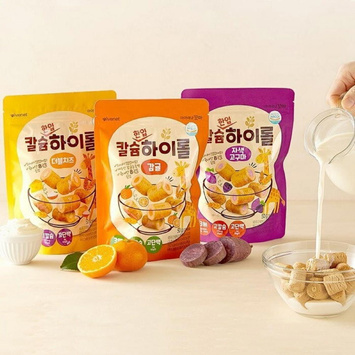 韓國 ivenet 艾唯倪 穀物捲50g(3款可選)寶寶零食