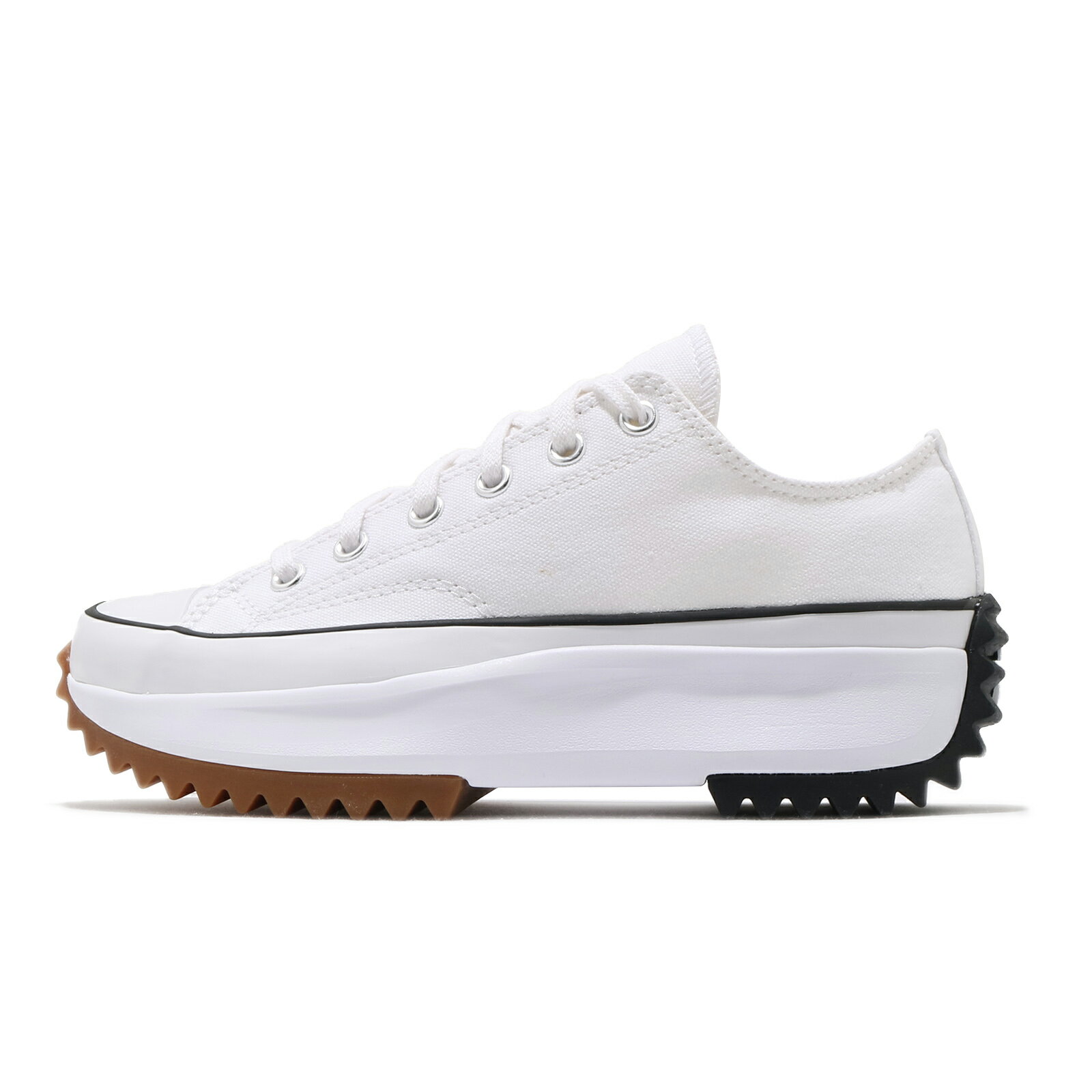 Converse 帆布鞋 Run Star Hike 男鞋 女鞋 低筒 鋸齒鞋 厚底 白 黑 休閒鞋 168817C