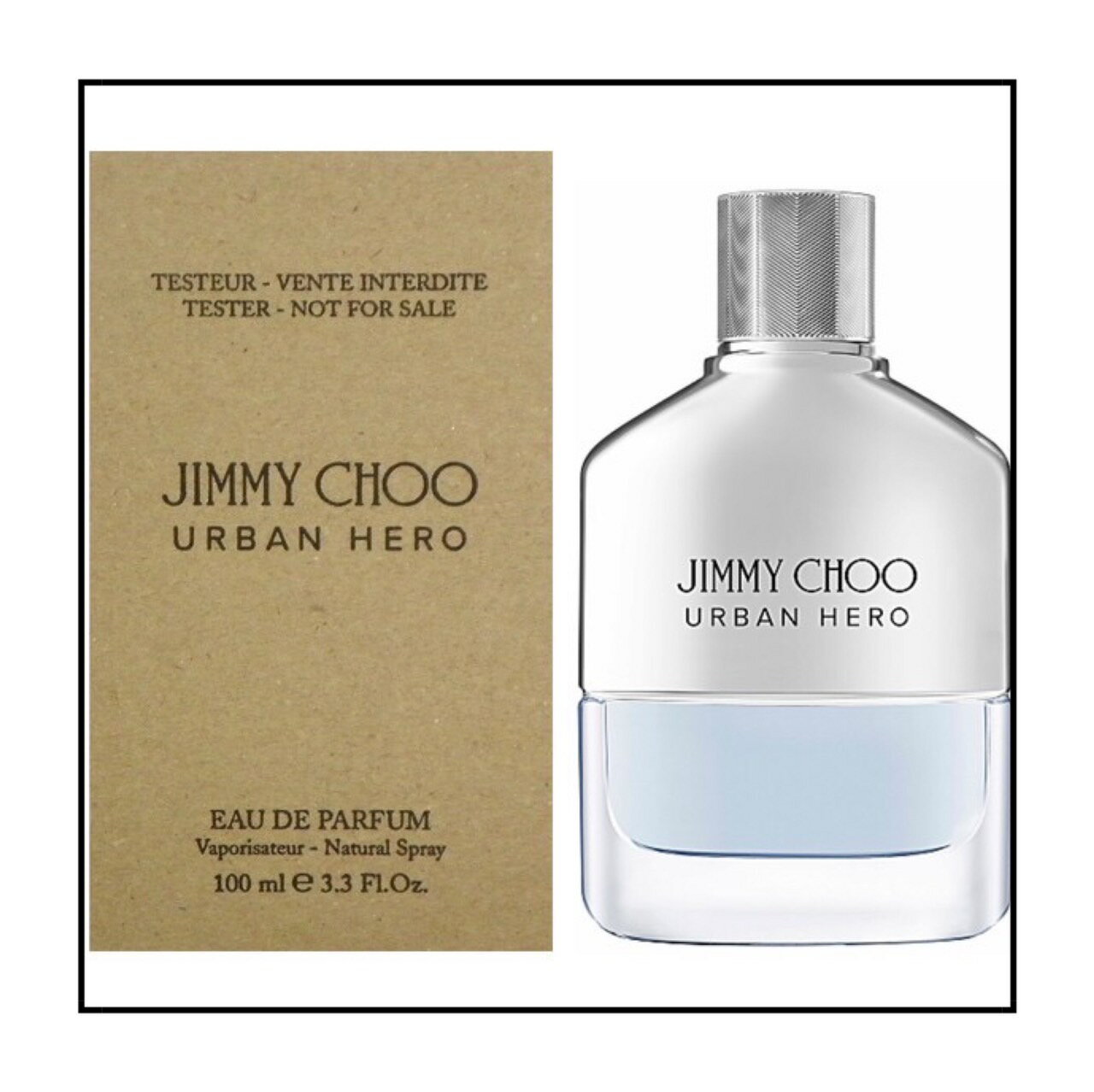 JIMMY CHOO Urban Hero 男性淡香精 Tester 100ML ❁香舍❁ 母親節好禮