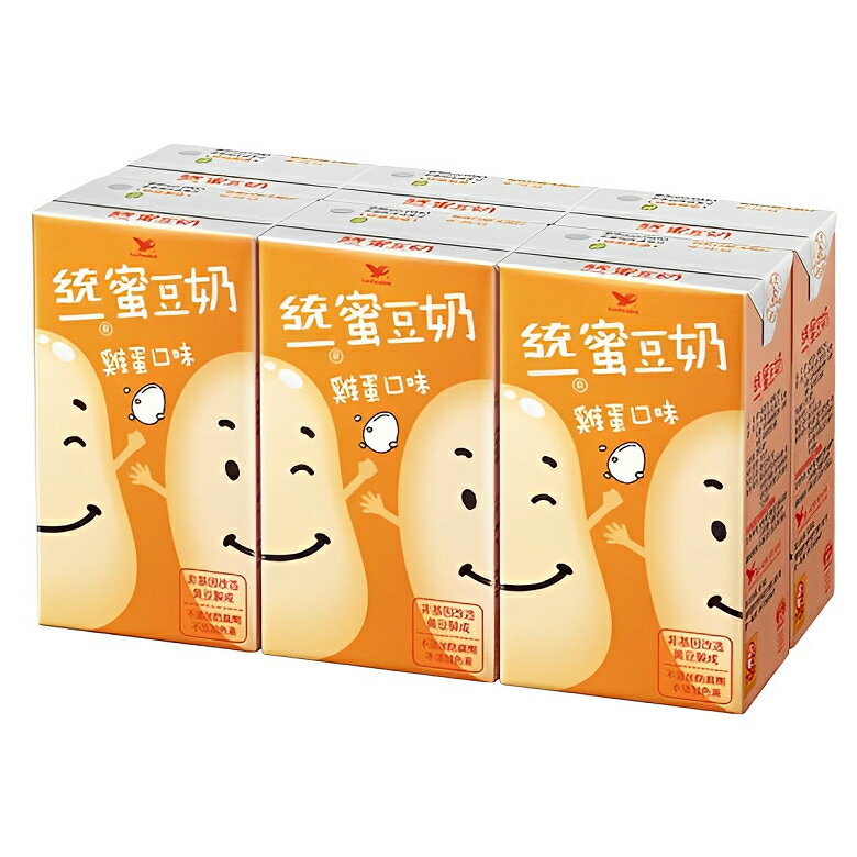 統一 蜜豆奶-雞蛋(250ml*6包) [大買家]