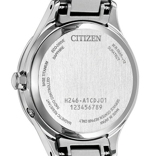 CITIZEN 星辰跨海Eco Drive電波時計PAIR限定版Eco Drive電波手錶品牌女