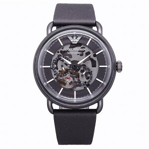 ARMANI 3D立體概念鏤空造型時尚機械腕錶-黑-AR60028｜樂天信用卡滿5千回饋10%點數★