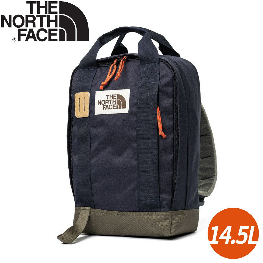 【The North Face 14.5L 背提包《深藍》】3KYY/後揹包/筆電包/雙肩揹包/休閒揹包
