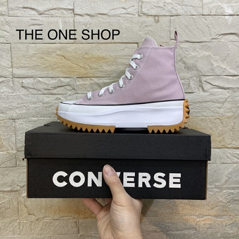 Converse Run Star Hike 粉色粉紫色淡粉鋸齒厚底增高171668C | The One Shop 潮流鞋鋪Keds 萬年店直營店|  樂天市場Rakuten