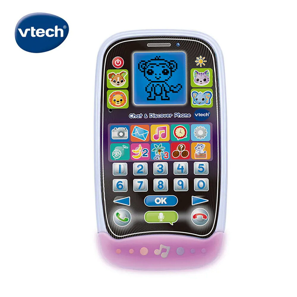 Vtech 亮彩互動學習小手機｜手機玩具/寶寶手機【悅兒園婦幼生活館】