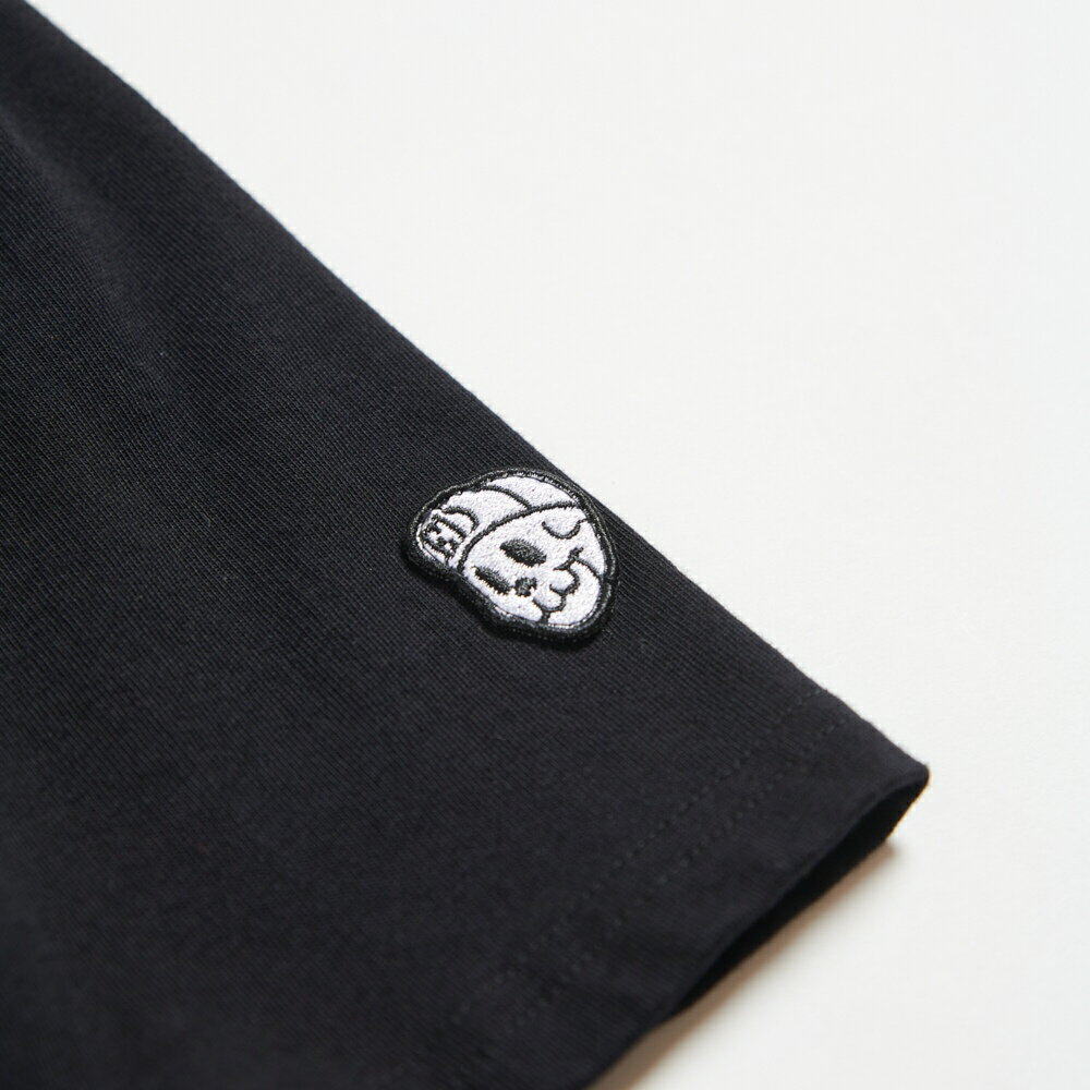 EDWIN 口袋滑板寬版短袖T恤-男款 黑色 6