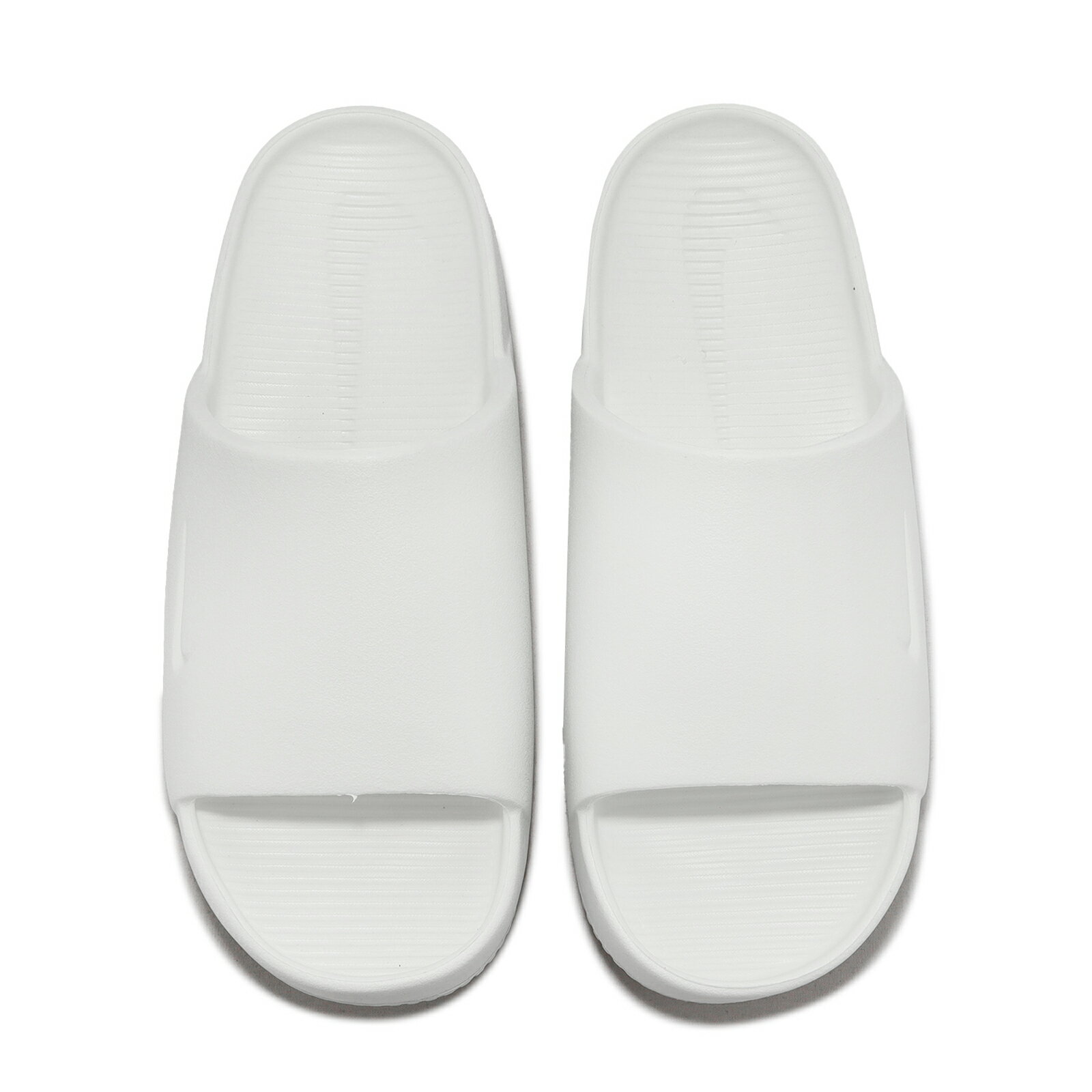 Nike 拖鞋 Wmns Calm Slide 女鞋 男鞋 白 全白 微厚底 麵包拖 防水 DX4816-100