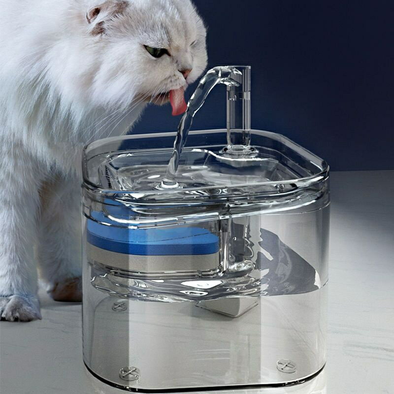 免運 8折下殺 貓咪飲水機自動貓貓寵物用品電動小貓水循環充電感應不插電飲水器 公司貨 可開發票