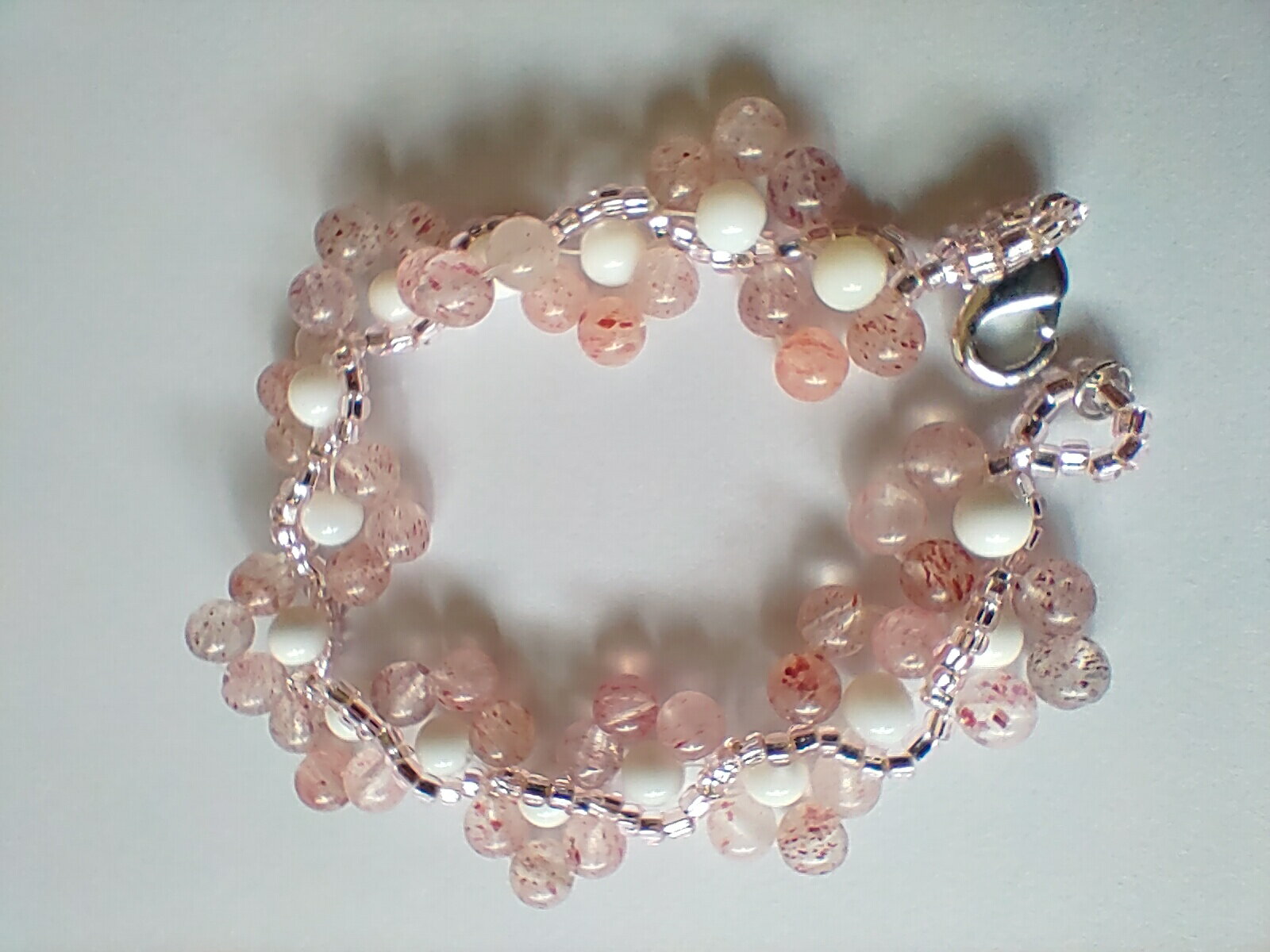 【Ribbons】Beads bracelet 超七 手鍊 - 情人 禮物 禮物 電鍍金釦頭
