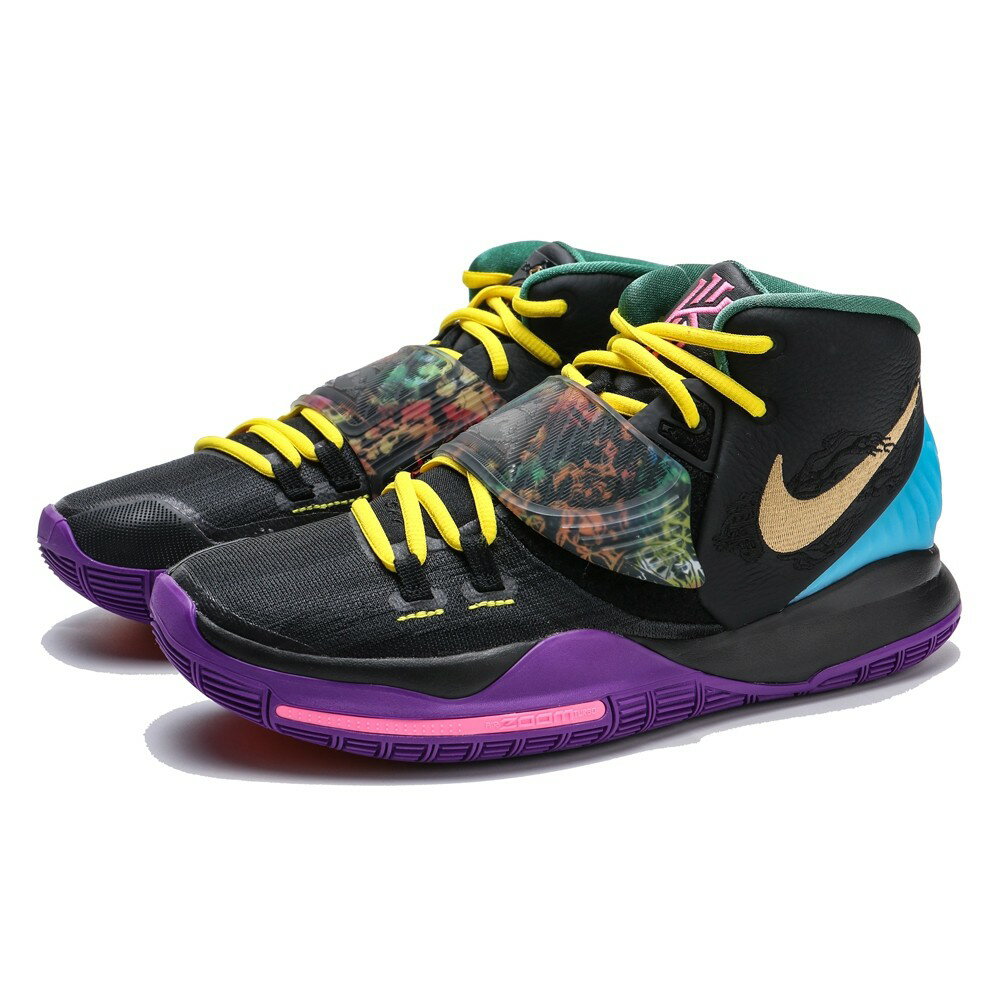 Nike Kyrie 6 PS Jet Black White Kids Basketball Shoe eBay