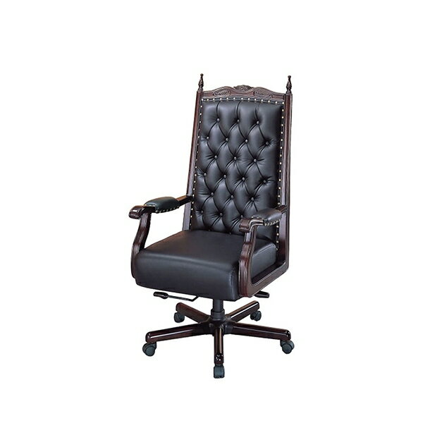 【YUDA】MS-LOWH1 古典法官式主管椅(HL半牛) 辦公椅/電腦椅