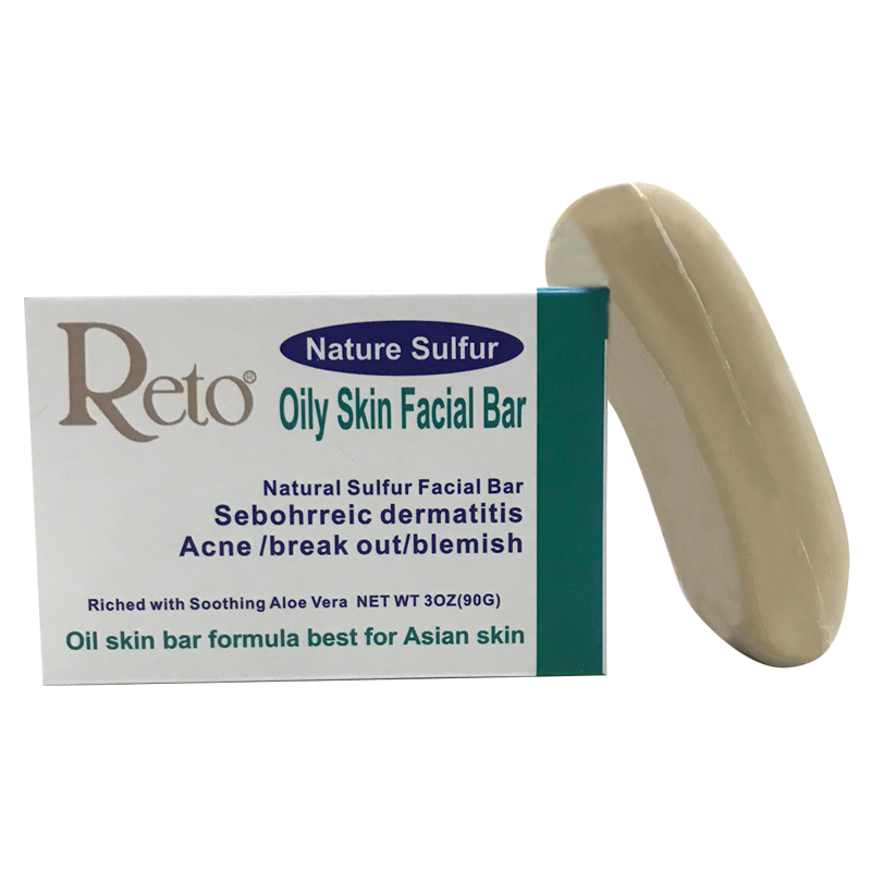 Reto 抗油性膚質洗面皂 ｜天然硫分子洗面皂 90gm 1