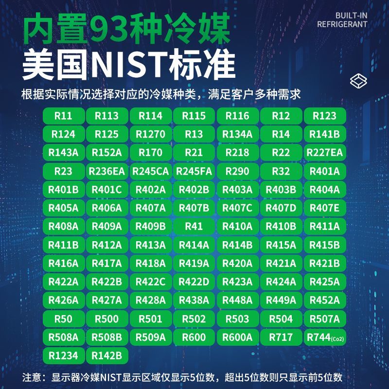 {公司貨 最低價}多一冷媒表組汽車空調加氟DY517A加液充氟制冷維修電子真空壓力表 2