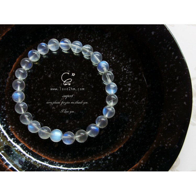 月光石 6983/月光石/水晶手鍊/ [晶晶工坊-love2hm]