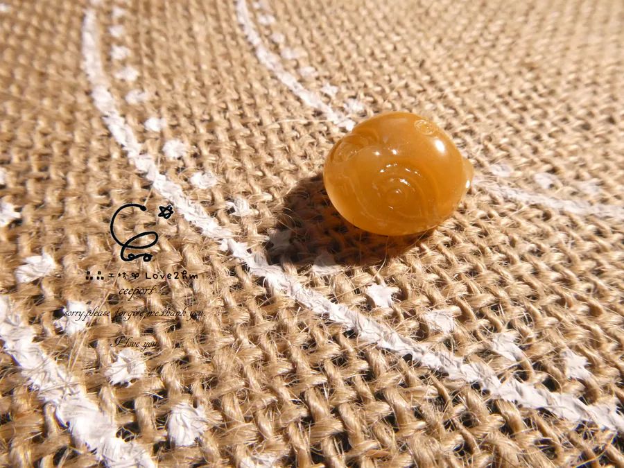 黃兔毛狐狐 黃兔毛 水晶飾品  晶晶工坊-love2hm 46212 7