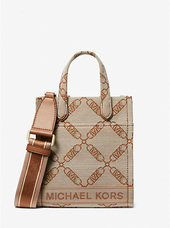 ★正品代購★ Michael Kors Umhängetasche Gigi Extra-Small aus Jacquard mit Empire-Logomuster 預購｜限時★滿萬折$500★保健食品3件9折★下單贈美國暢銷護手霜