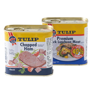 【箱購】Tulip 火腿餐肉340g/罐*5/組 廣三SOGO [APP下單享4%點數]