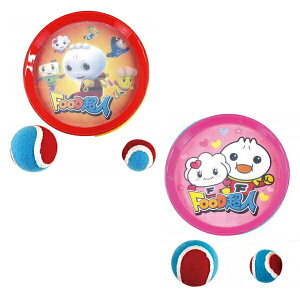 FOOD超人親子黏巴球：紅色/藍色 內附1大球1小球在玩樂中培養手眼協調能力，健康動一動！ 親子健康運動 室內