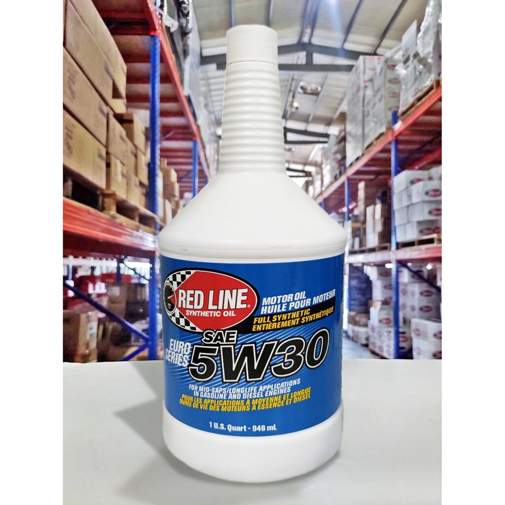 【4%點數】『油工廠』RED LINE EURO SERIES 5w30 酯類 紅線 汽柴油 229.51/C3/504/507【樂天APP下單限定】