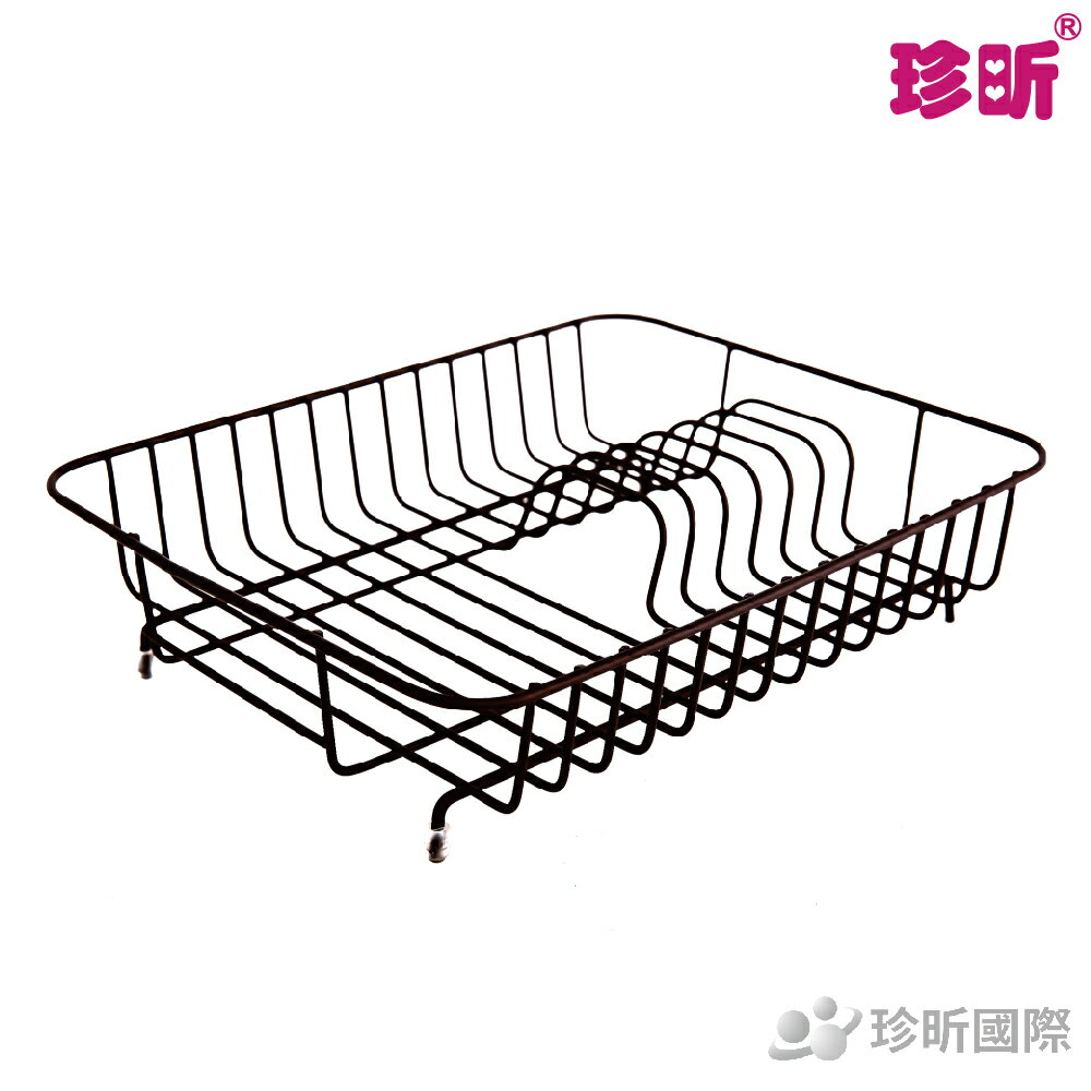 【珍昕】黑色碗盤架(約L35xW27xH9)/碗盤架/瀝水架/碗盤收納架
