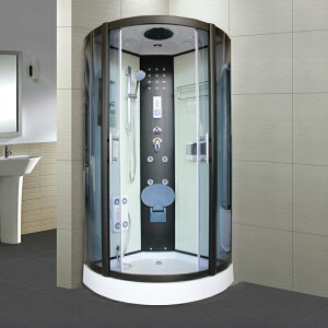 整體淋浴房蒸汽衛生間扇形沐浴房桑拿一體式家用鋼化玻璃洗澡浴室