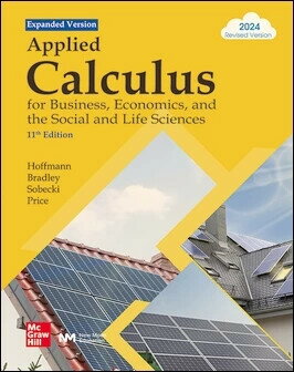 Applied Calculus for Business, Economics, and the Social and Life Sciences, Expanded Edition 11/e (2024 Revised Version) 11/e Hoffmann  McGraw-Hill-華通書坊-美食甜點推薦