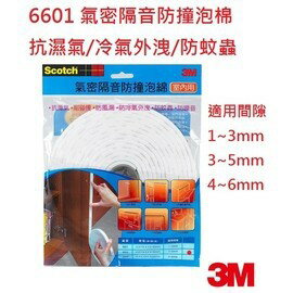 3M 6601 室內用隔音防撞泡棉 (1-3mm)