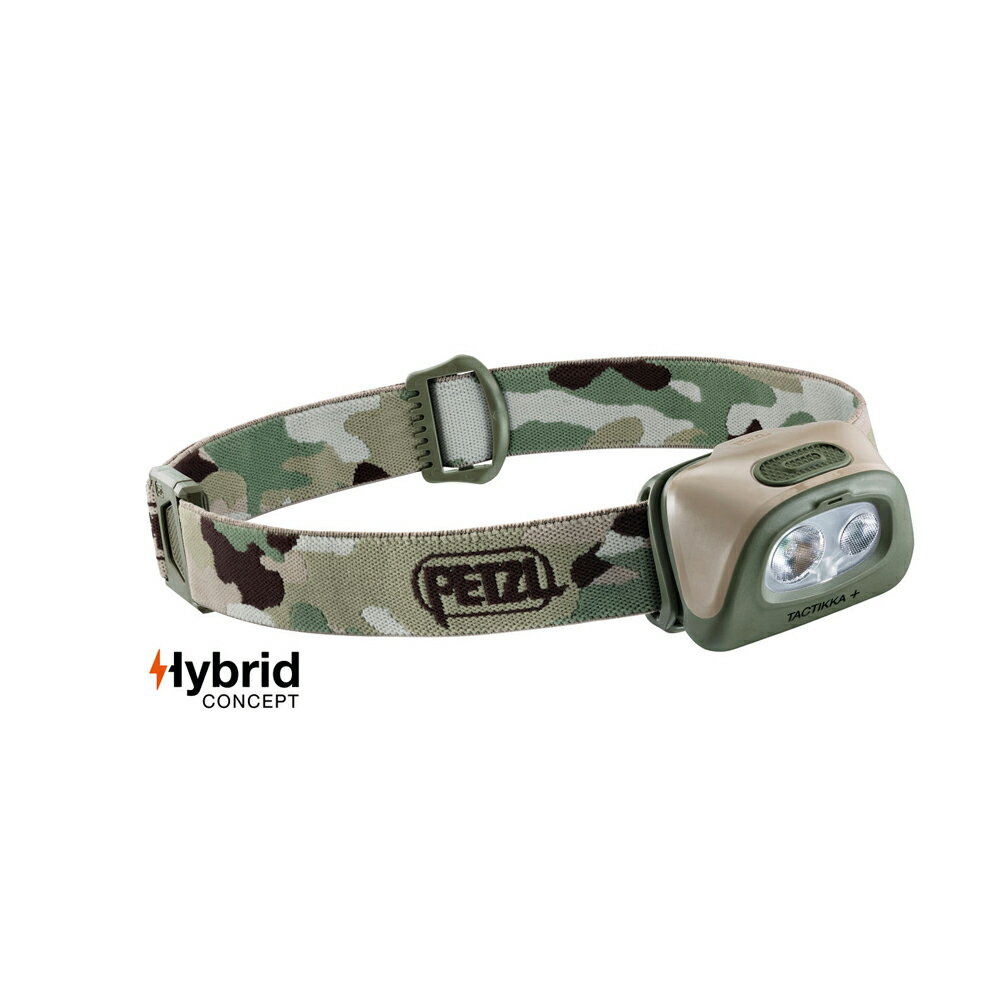 ├登山樂┤法國 PETZL TACTIKKA+ 350 頭燈 迷彩 350流明 # E089EA01