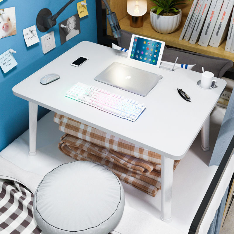 加高加大電腦桌床上用宿舍可折疊小桌子書桌學生臥室坐地簡易家用