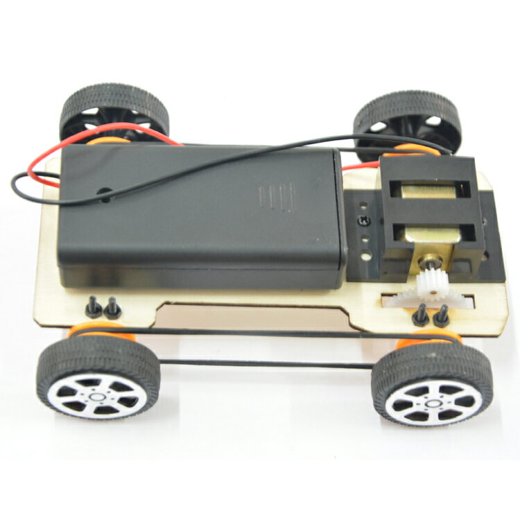 小學小制作小發明手工拼裝木質四驅車DIY兒童益智玩具賽車組合 1