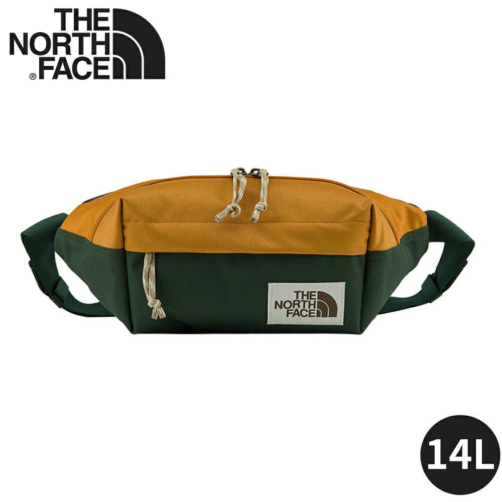 【The North Face 4L 腰包《棕綠》】3KY6/側揹包/隨行包/臀包/透氣/運動/跑步