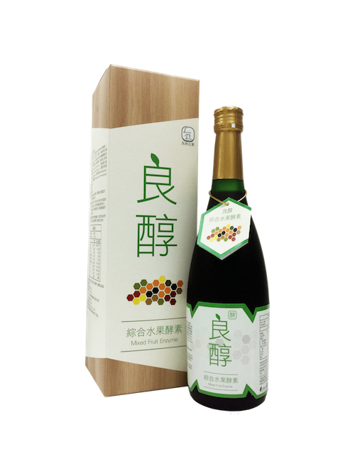 ◆【良醇酵素】綜合水果口味 天然綜合水果酵素(醱酵液)◆600ml/瓶◆頂尖實驗室合作研發團隊製作◆