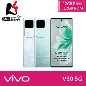 【贈保護殼+涼夏大禮包】vivo V30 (12G/512G) 6.78吋 5G 智慧型手機