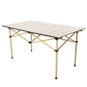 【單桌】 戶外折疊桌椅便攜式鋁合金蛋卷桌子套裝野餐桌燒烤裝備露營用品LL